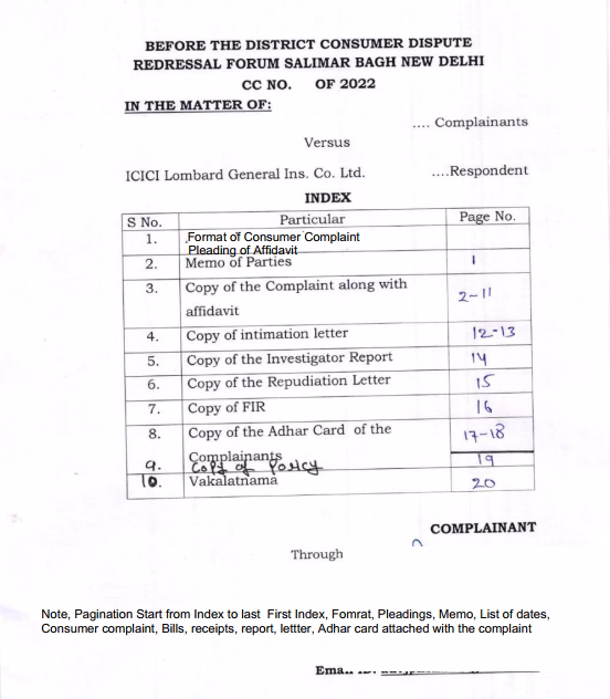 How to file Consumer Complaint in District Commission