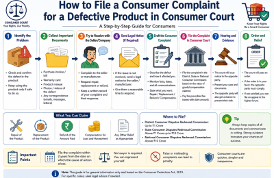 How to File a Consumer Complaint for a Defective Product in Consumer Court