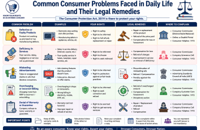 Common Consumer Problems Faced in Daily Life and Their Legal Remedies
