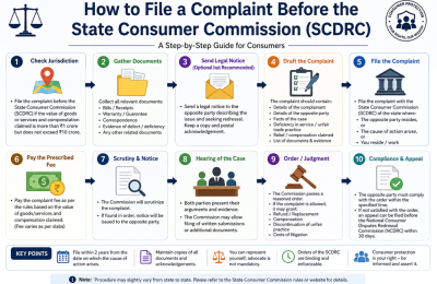 How to File a Complaint Before the State Consumer Commission (SCDRC)